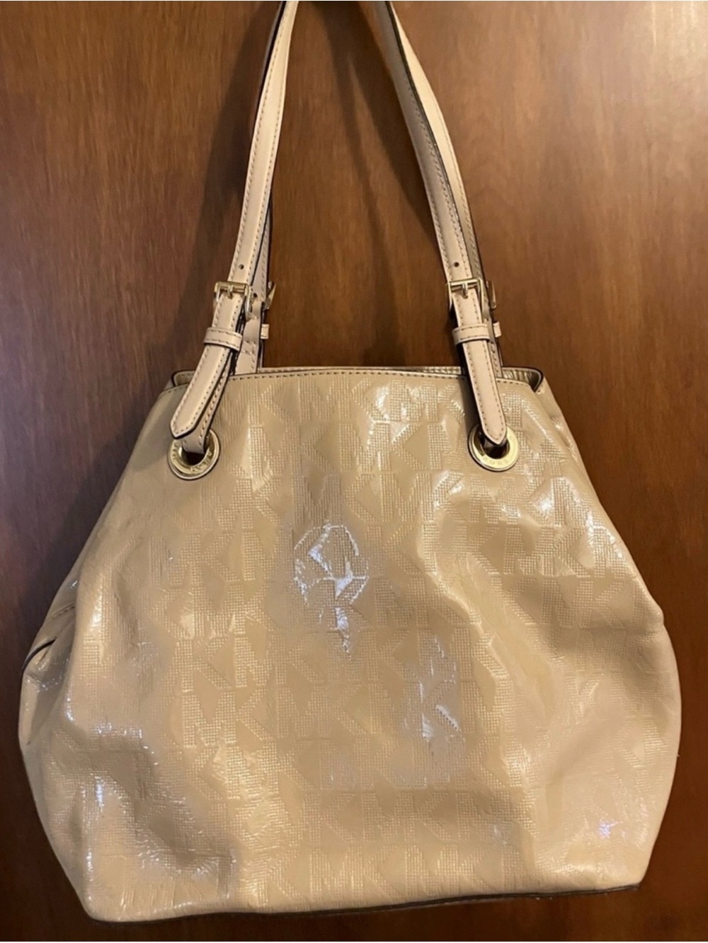 Beige Women's Tote Handbag